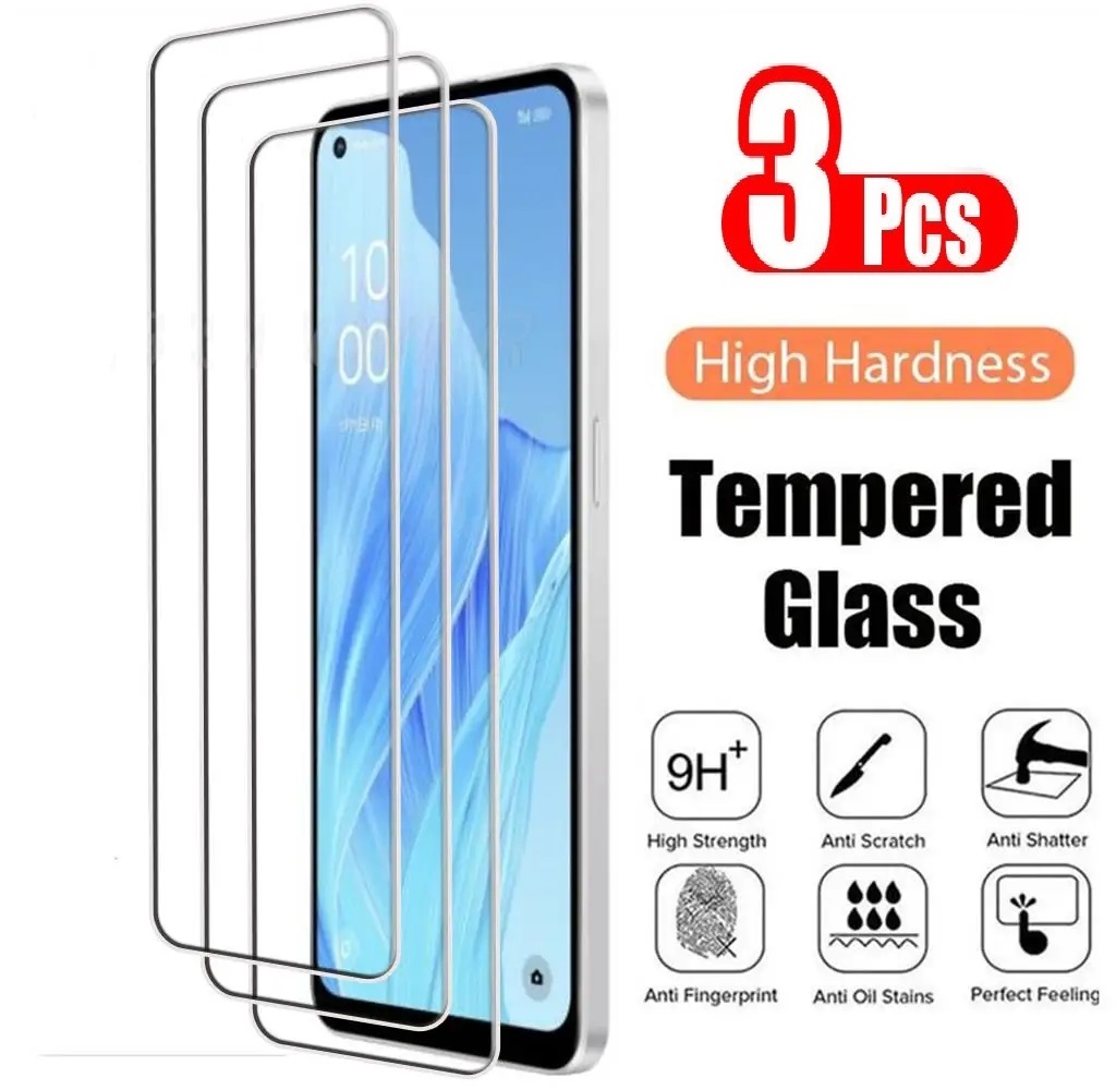 Oppo A78 - 3 قطعة الزجاج المقسى ل ممن