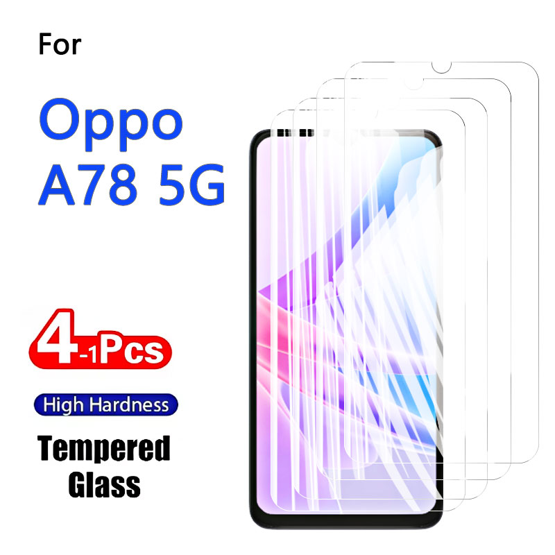 Oppo A78 - 1-4 قطعة واقيات الشاشة ل ممن