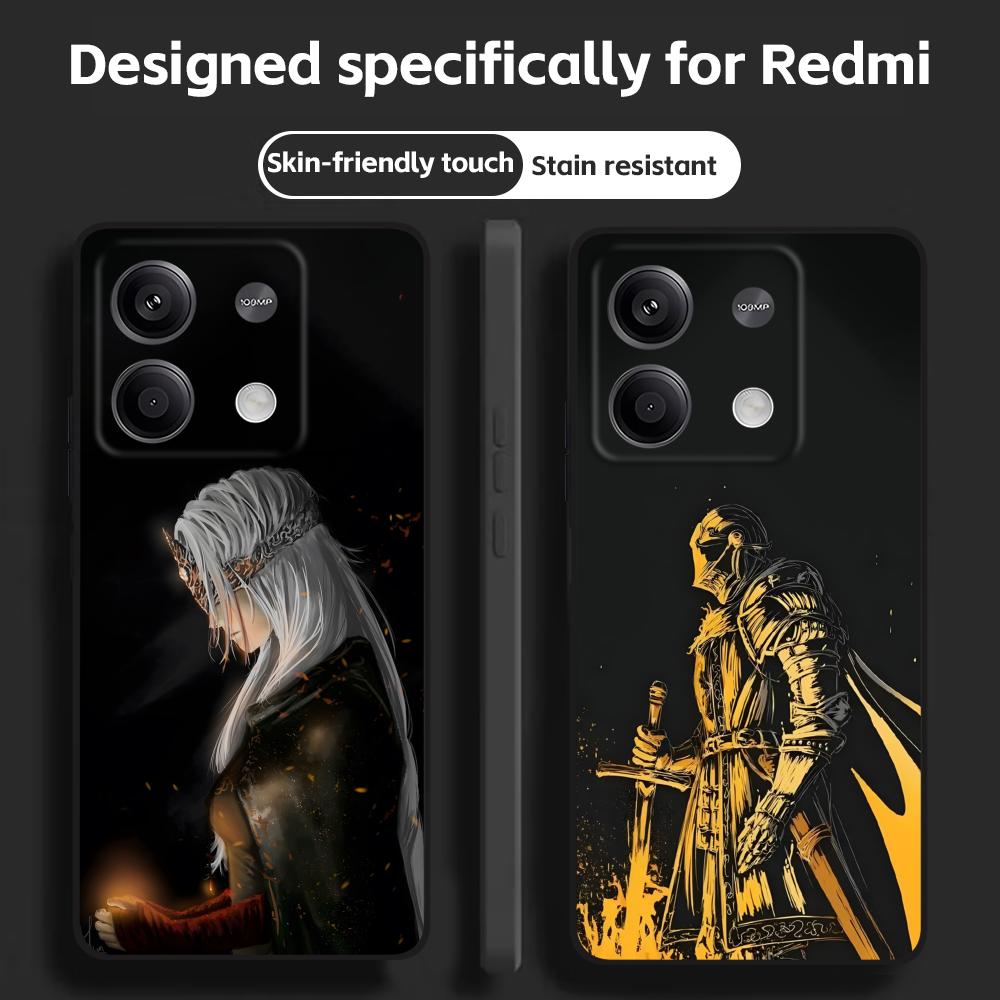 Xiaomi Redmi Note 13 - غطاء هاتف كلاسيكي بتصميم لعبة DARK