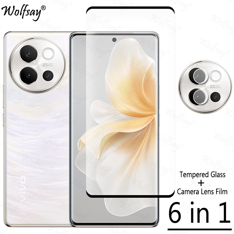Vivo V40 - غطاء كامل من الزجاج المقسى لهاتف