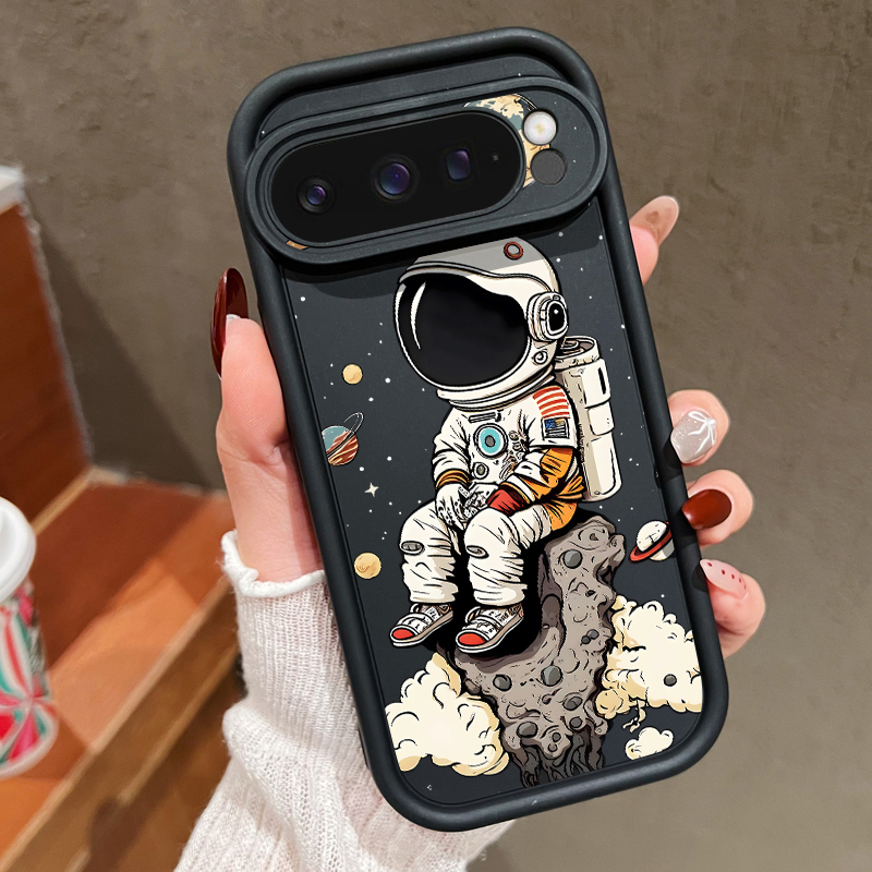 Google Pixel 9 Pro - غطاء هاتف من السيليكون الناعم المقاوم