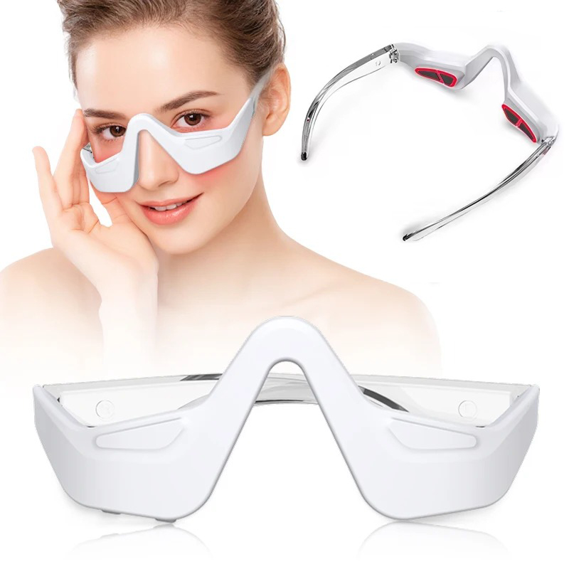 Light Therapy Glasses - جهاز العلاج بالضوء الأحمر تحت العين،