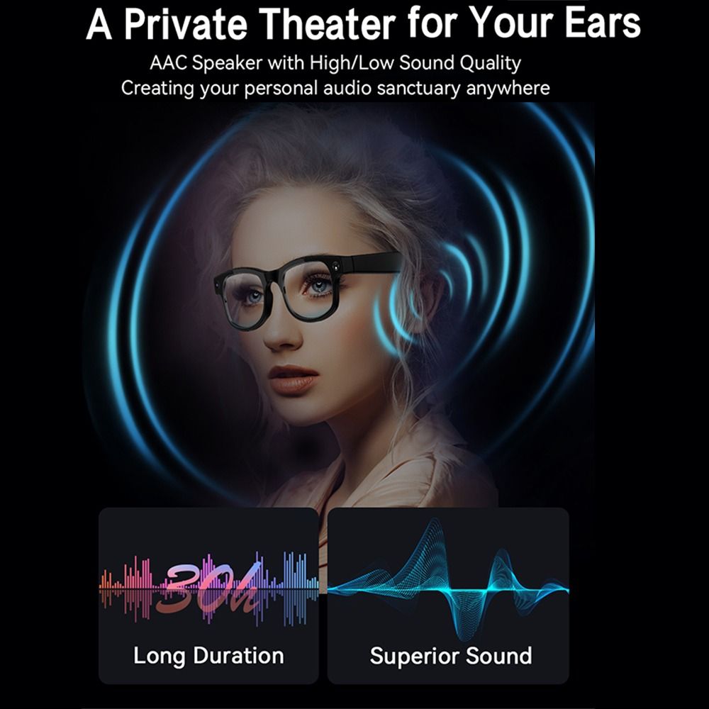نظارات ذكية 2 في 1 بتقنية الذك - مراجعة Smart Glasses Lens وسعره