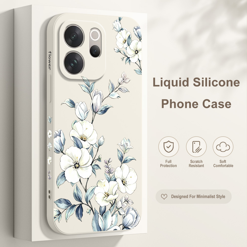 غطاء هاتف بتصميم زهور متعرجة ل - مراجعة Vivo V40 وسعره