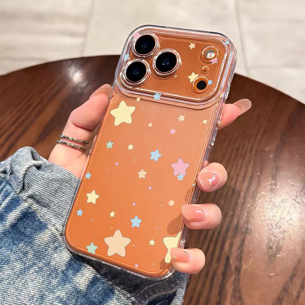 غطاء هاتف شفاف بتصميم النجوم ا - مراجعة Xiaomi Redmi Note 13 وسعره