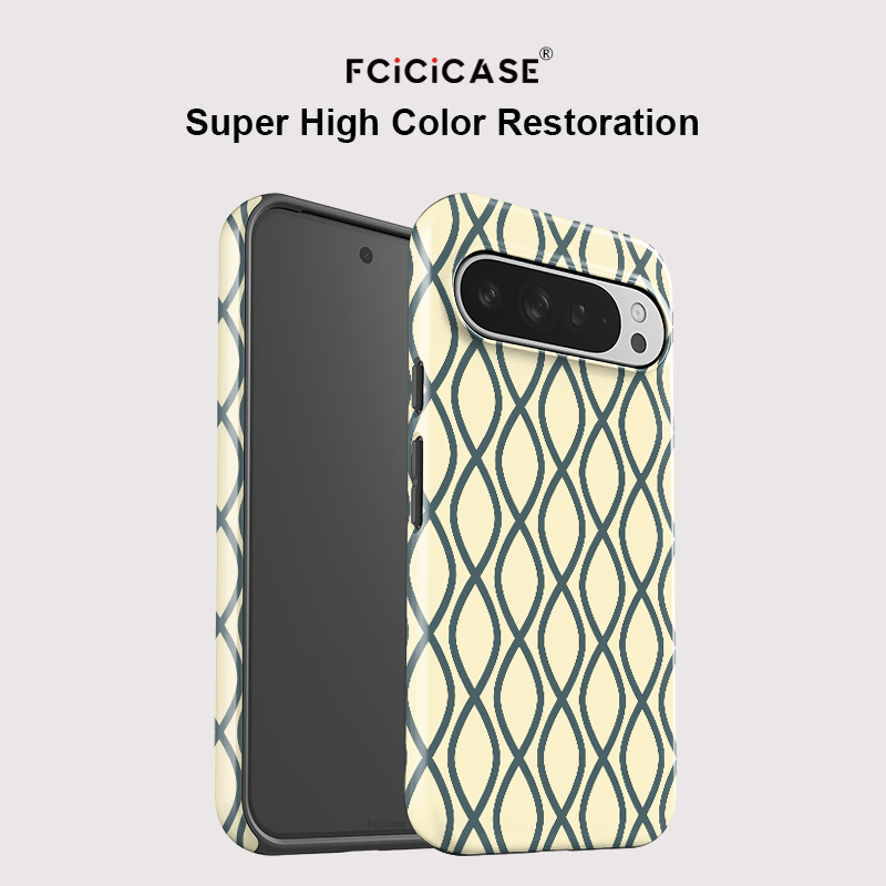 غطاء هاتف أنيق بتصميم مخطط من  - مراجعة Google Pixel 9 Pro وسعره
