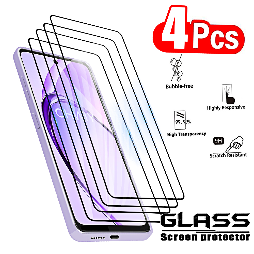4 قطعة الزجاج المقسى ل ممن لهم - مراجعة Oppo A78 وسعره