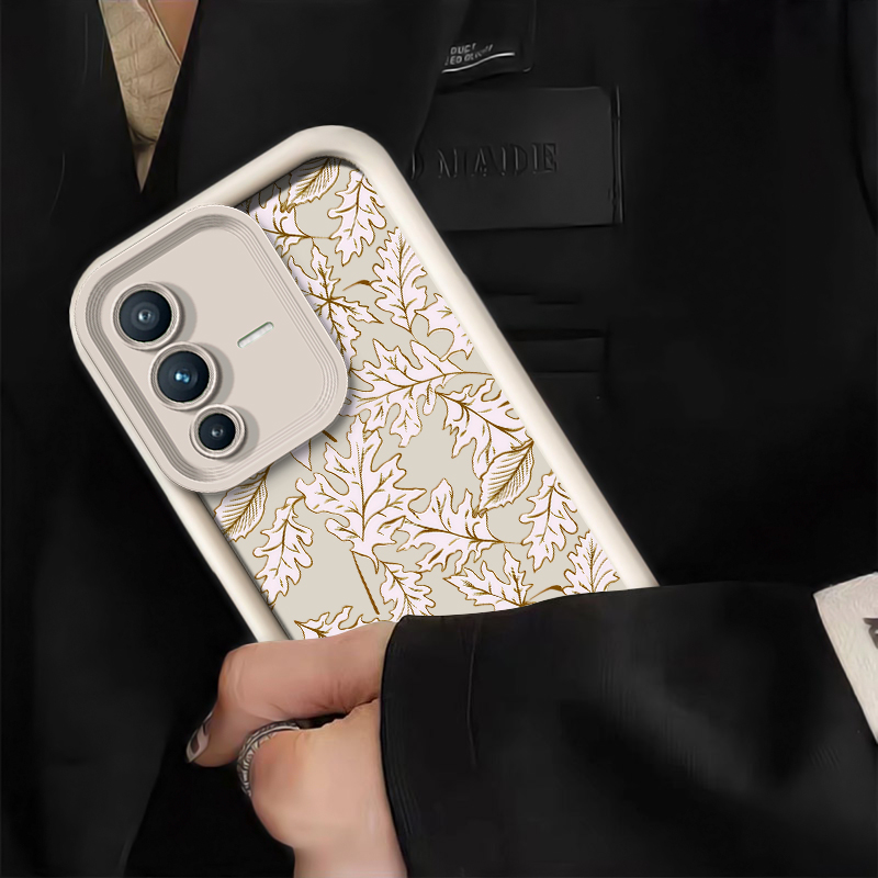 غطاء هاتف بنمط أوراق الشجر لهو - مراجعة Vivo V40 وسعره
