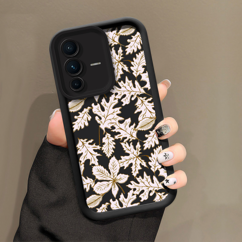 غطاء هاتف بنمط أوراق الشجر لهو - مراجعة Vivo V40 وسعره