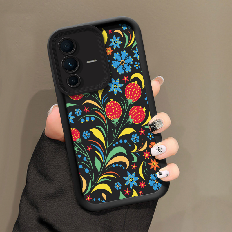 غطاء هاتف مزين بالزهور لـ Vivo - مراجعة Vivo V40 وسعره